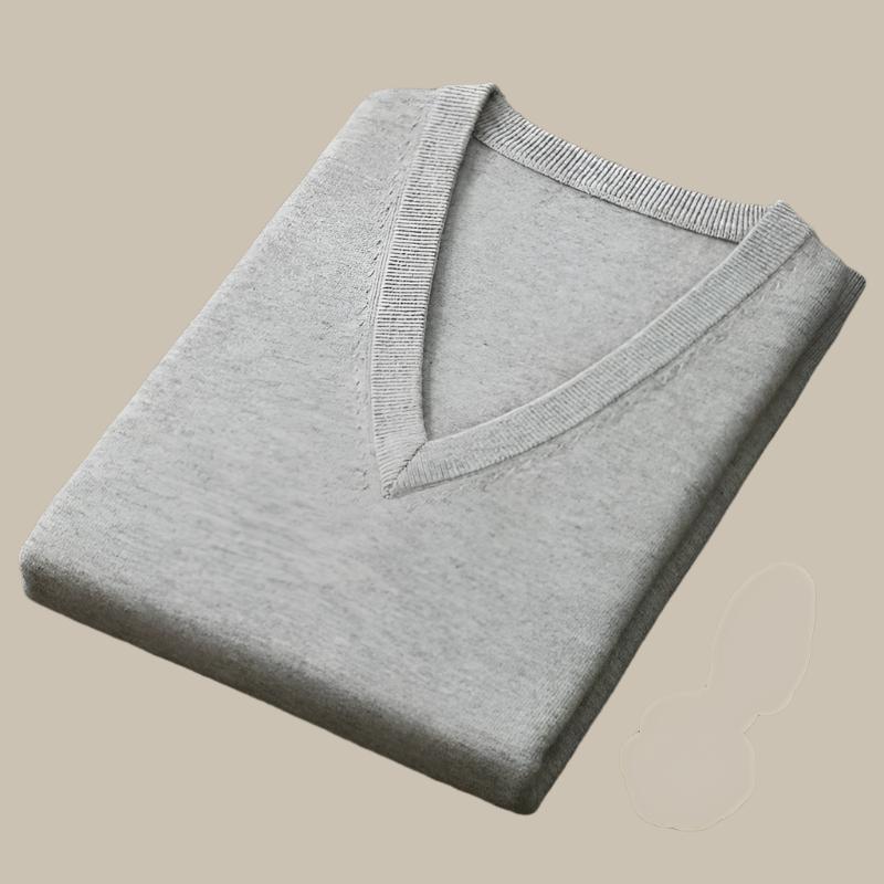 Novant Pull col V | Pull business casual élégant à col V pour hommes