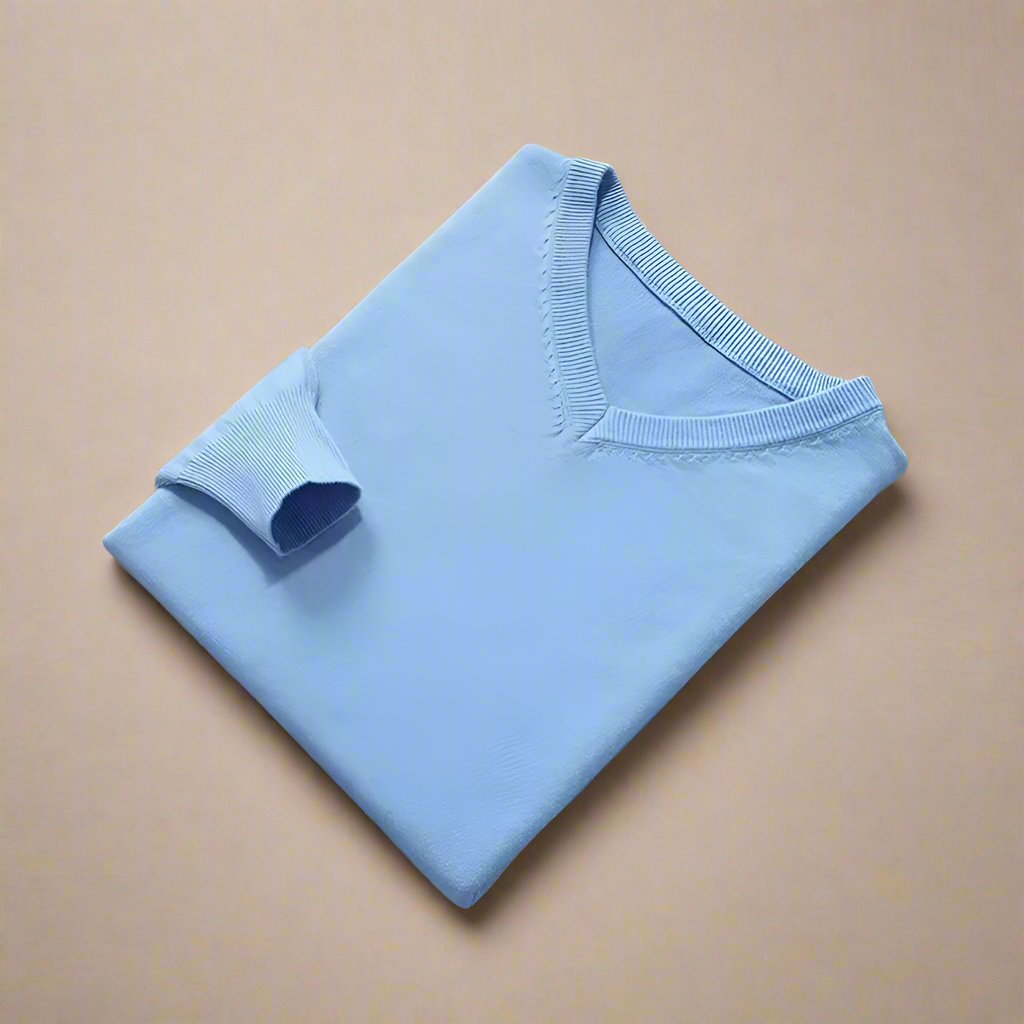 Novant Pull col V | Pull business casual élégant à col V pour hommes