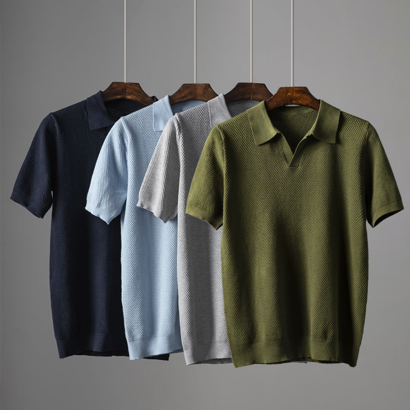 Polo homme | Maille respirante micro-piqué, col boutonné | Coupe moderne, manches courtes, tailles S à XXL