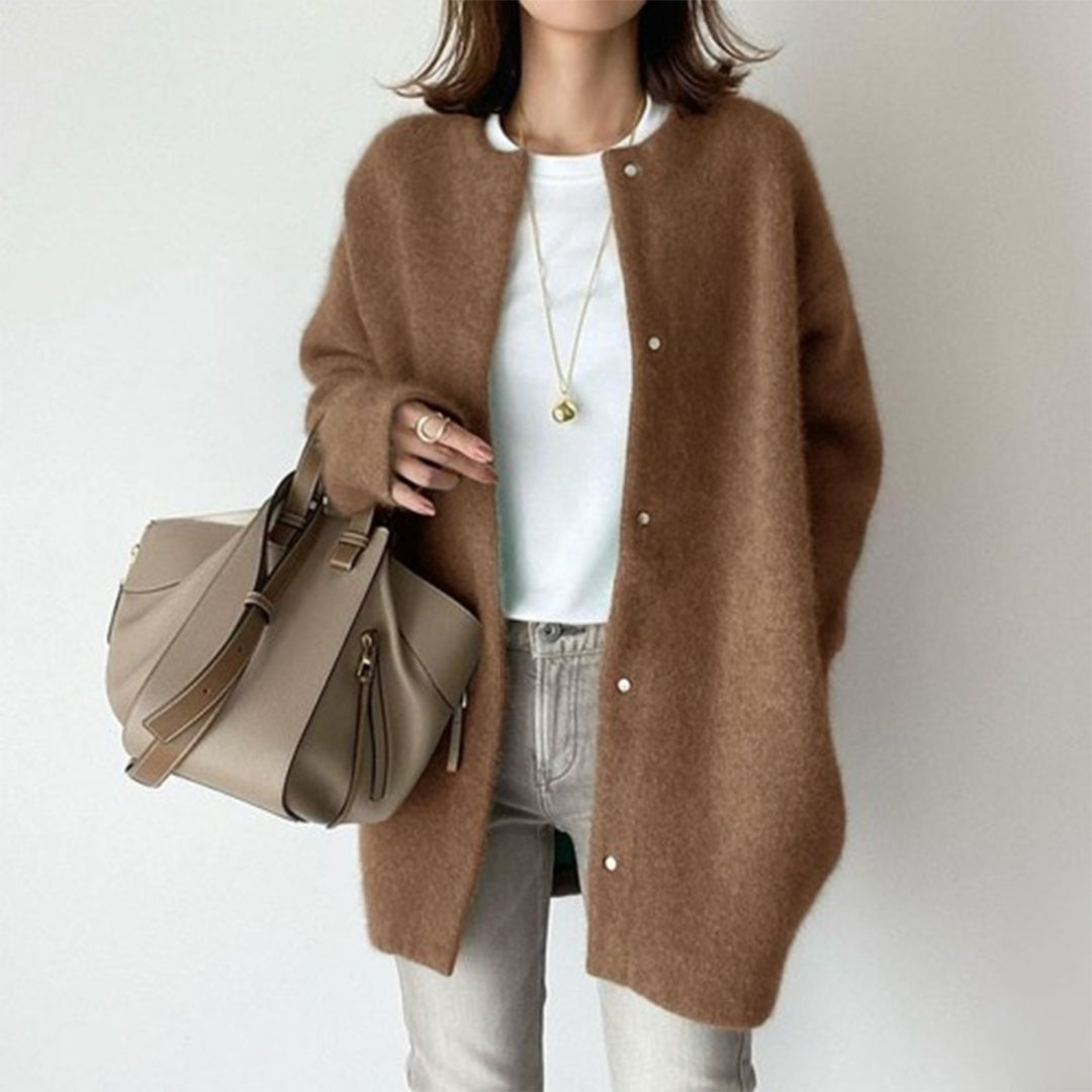 Gilet long femme | Coupe flatteuse, style élégant | Superposition polyvalente pour bureau et sorties