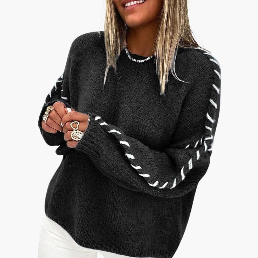 Cardigan Femme Col Rond avec manches longues