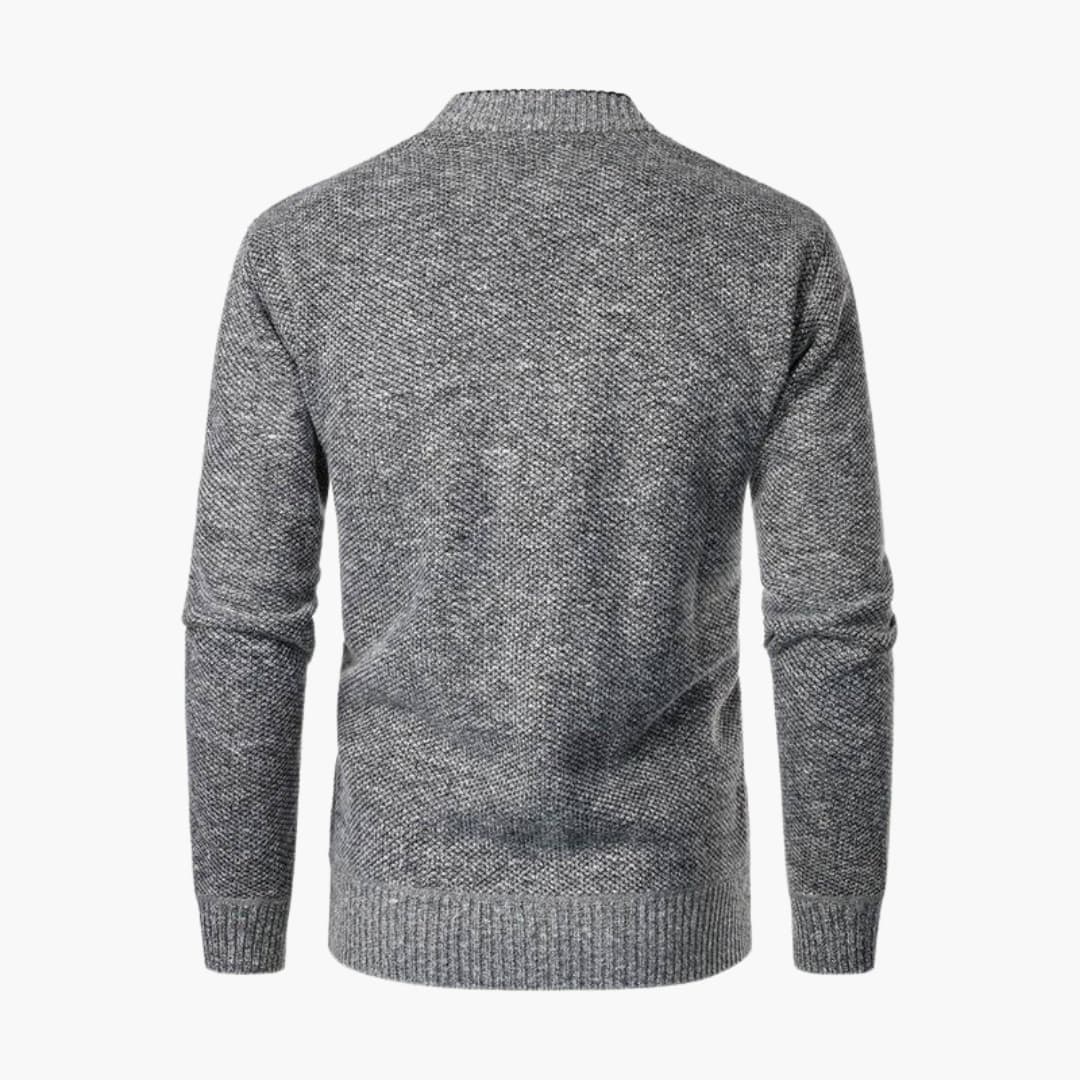 Cardigan homme col V à boutons avec poches latérales