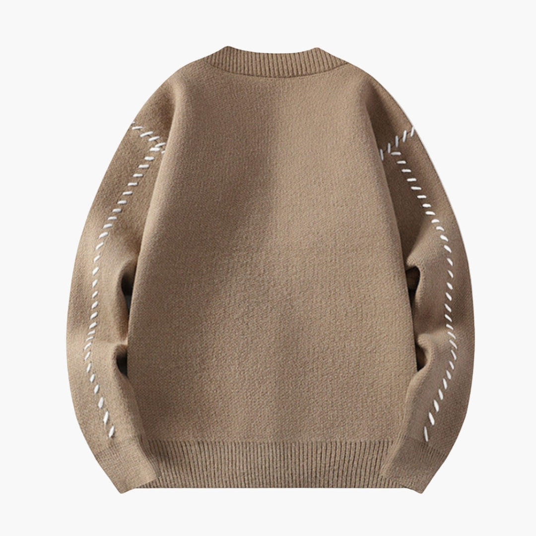 Cardigan uomo in maglia con chiusura a bottoni