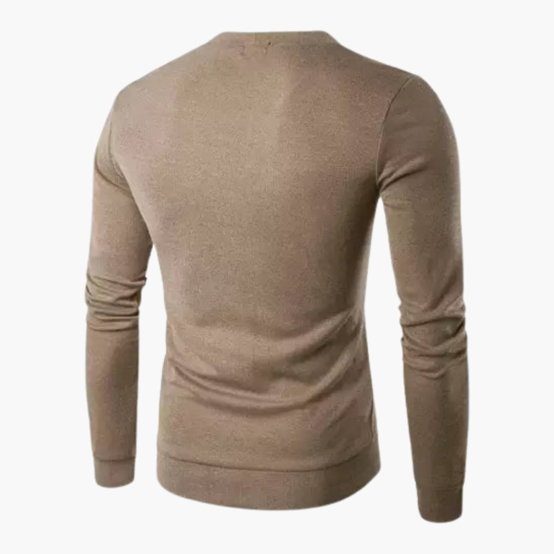 Cardigan homme en maille avec ouverture sur le devant