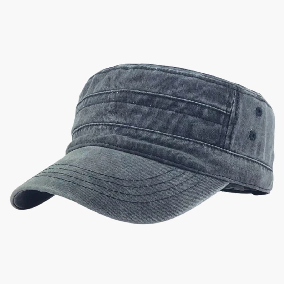 Casquette homme avec visière courbée et œillets latéraux