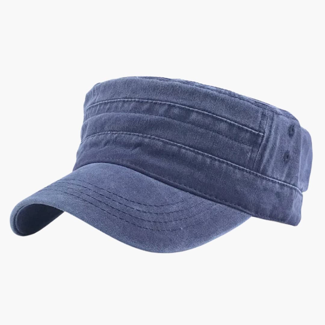 Casquette homme avec visière courbée et œillets latéraux