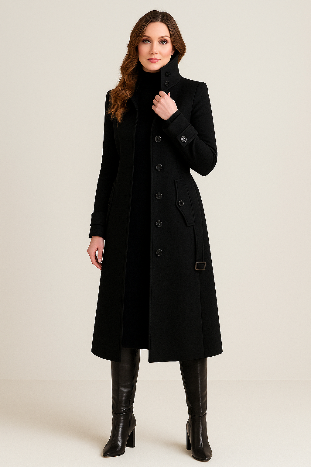 Charie | Manteau d'hiver à col montant pour femmes
