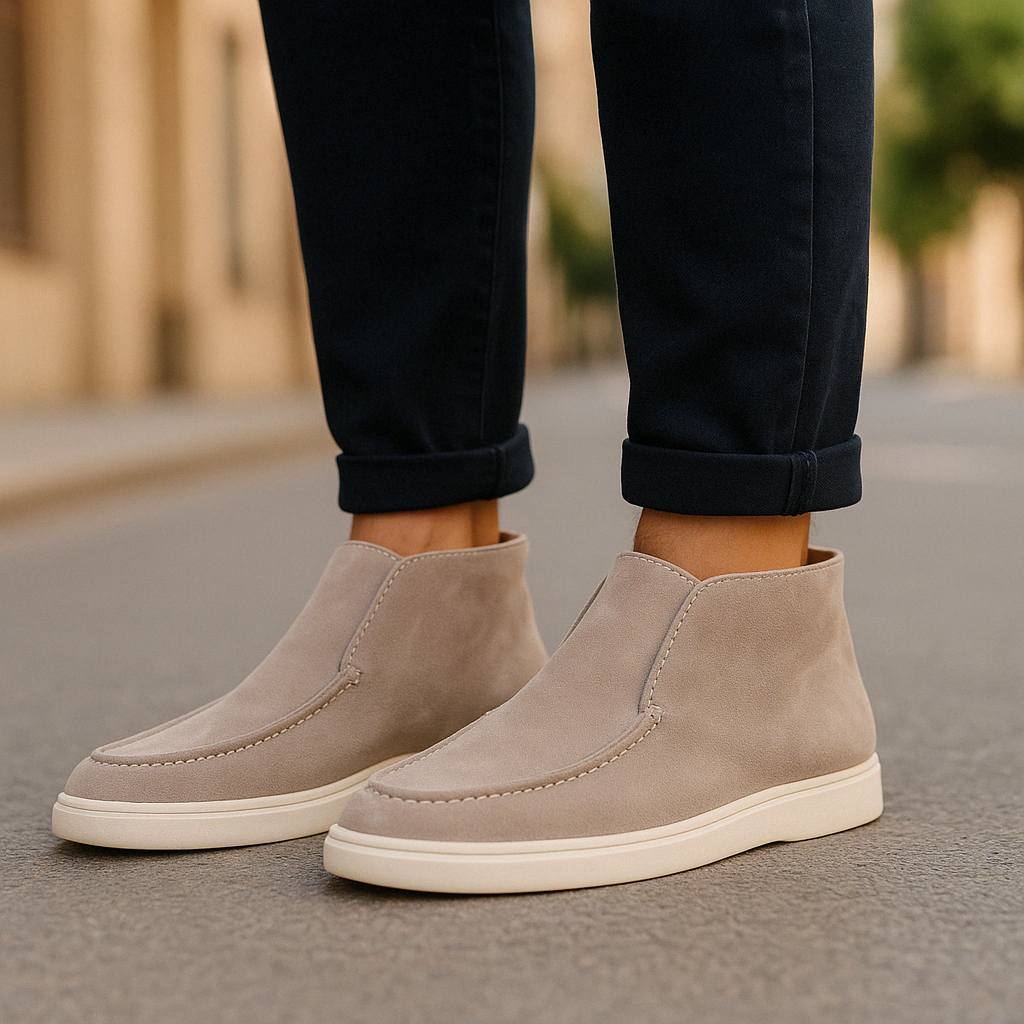Mocassins homme | À enfiler sans lacets, semelle souple antidérapante | Style classique, confort quotidien