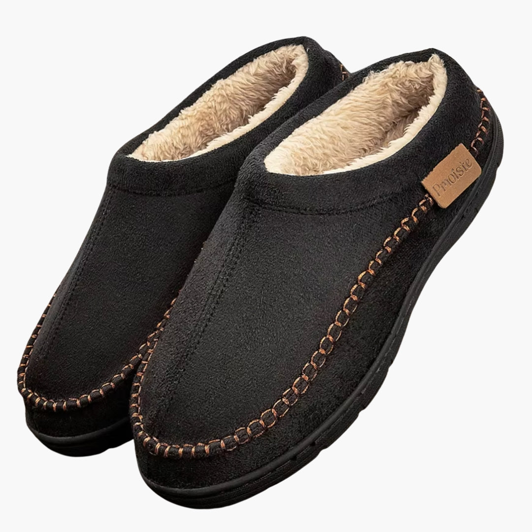 Chaussons homme doublés pour l’intérieur