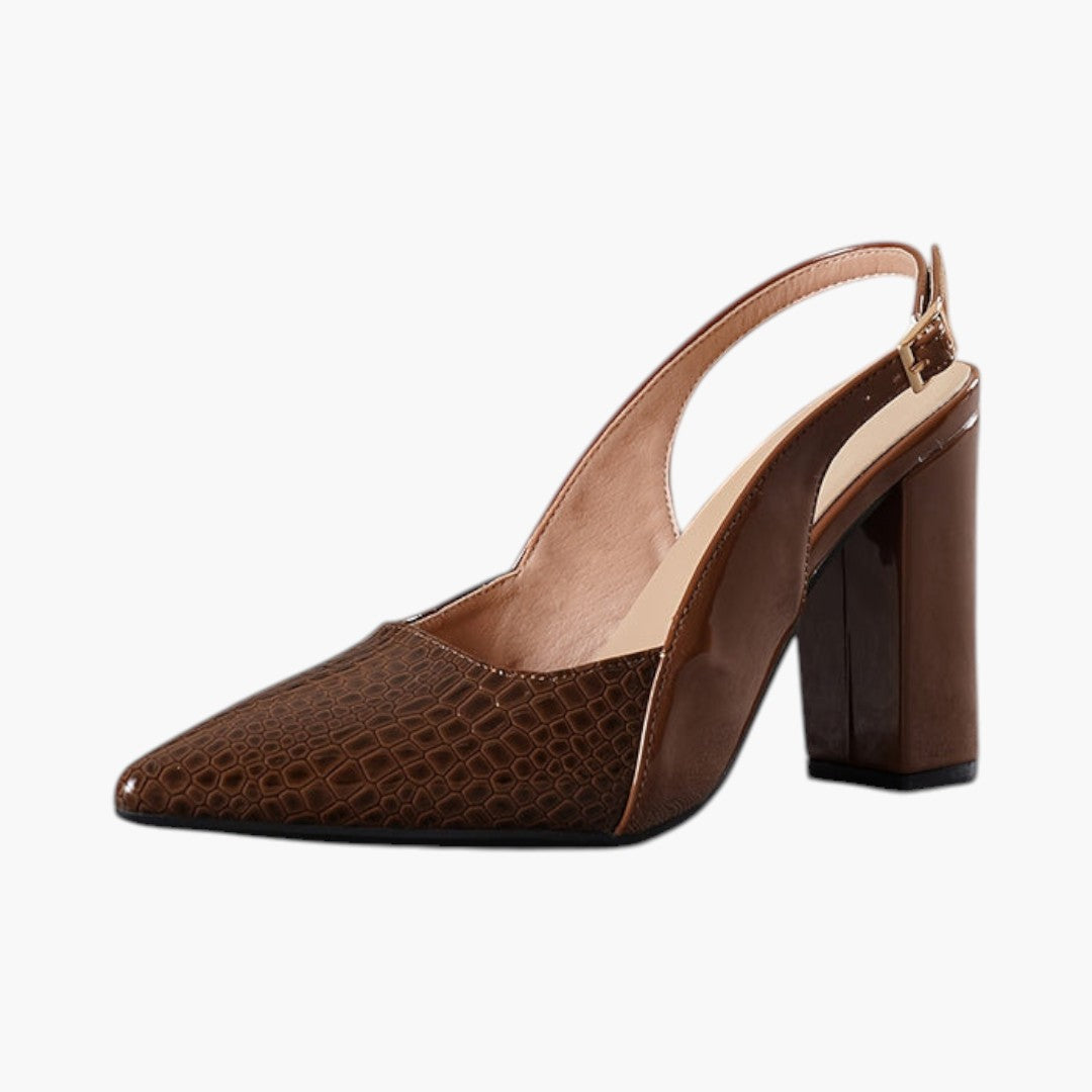 Chaussures Confortable Femme a Bride Cheville et Talon Bloc
