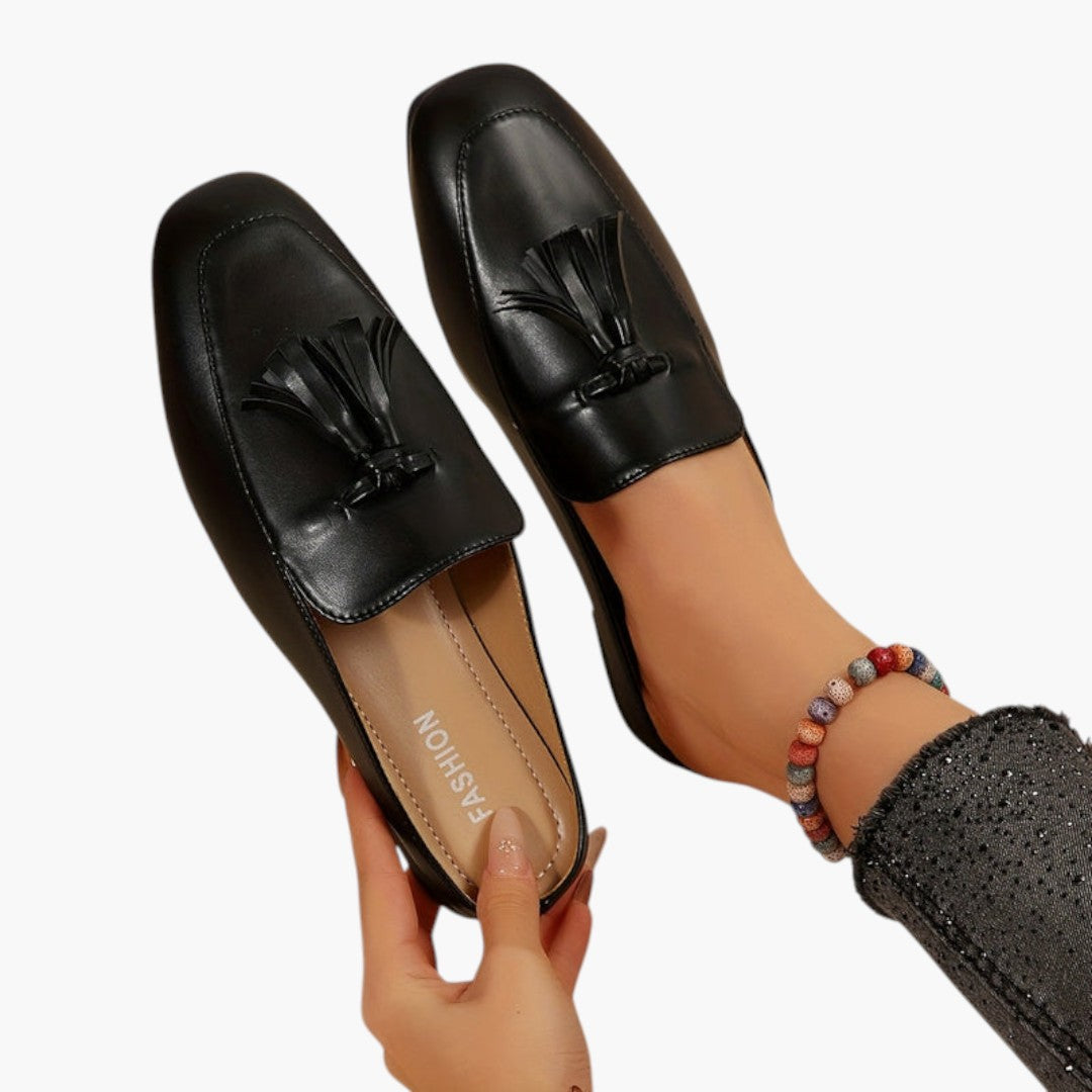 Chaussures Femme avec Design Penny Loafer et Fermeture Slip On