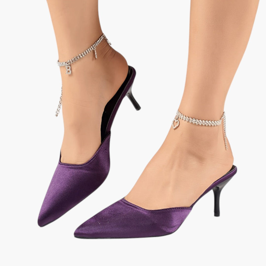 Chaussures Femme avec Talon Aiguille et Fermeture Ouverte