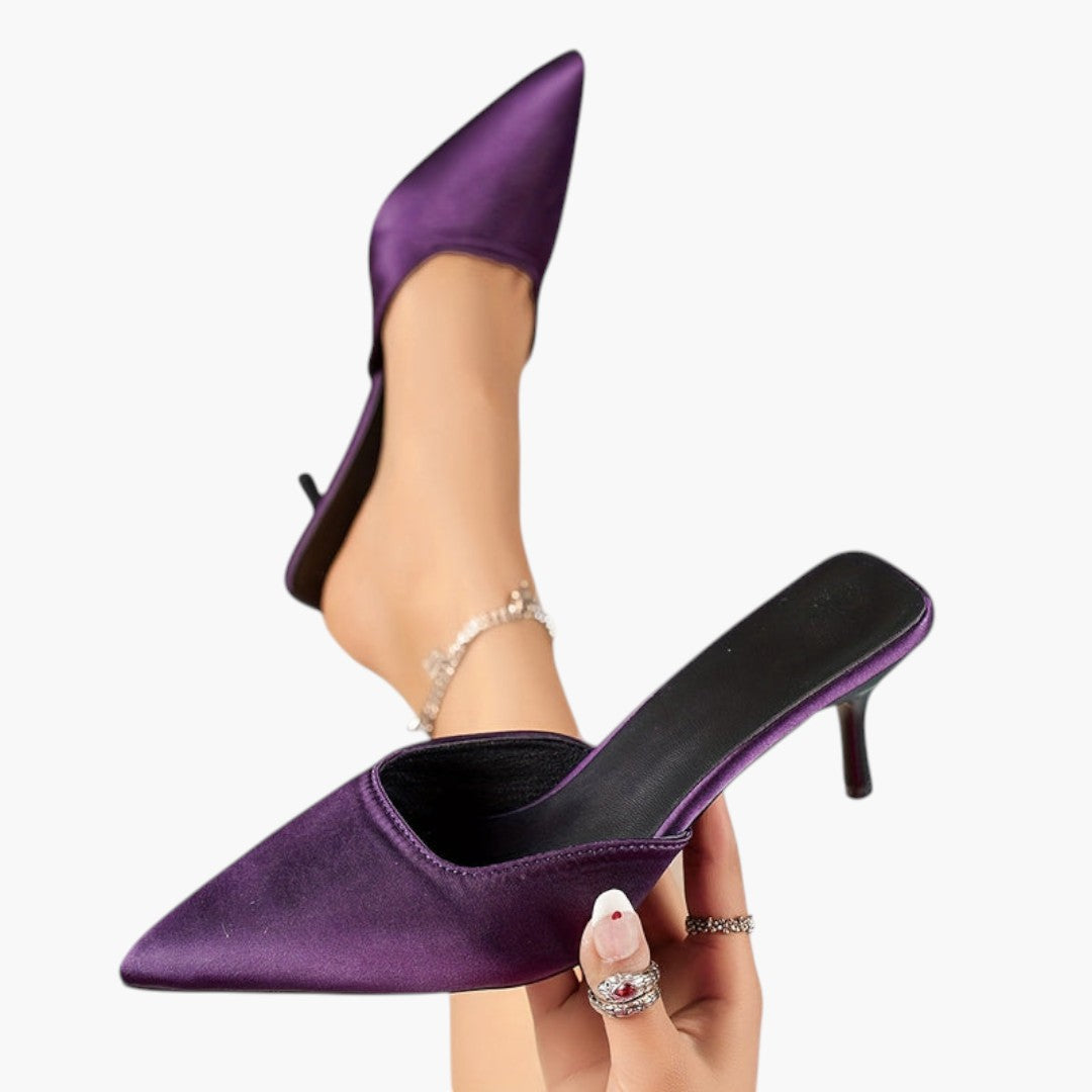 Chaussures Femme avec Talon Aiguille et Fermeture Ouverte