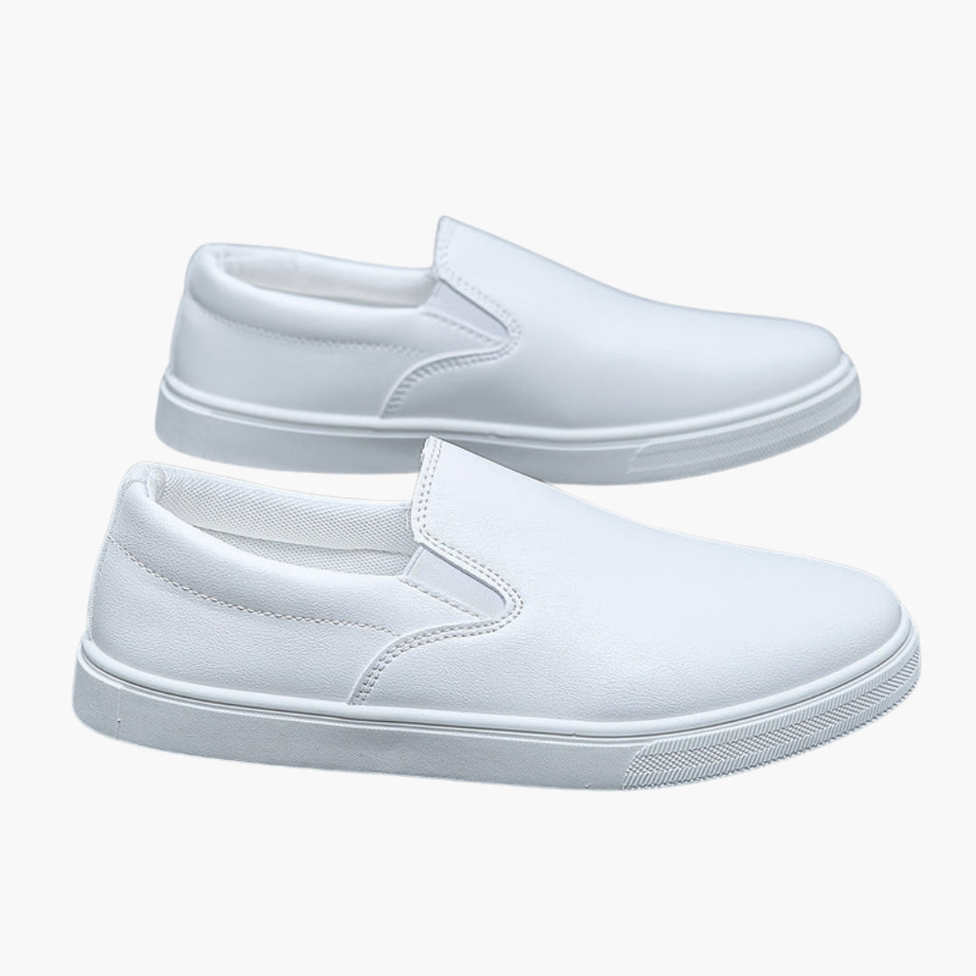 Chaussures Homme Slip On avec Semelle PVC et Tige PU
