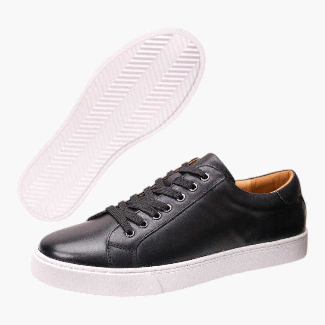 Chaussures Homme Sneakers avec Laçage et Semelle Caoutchouc
