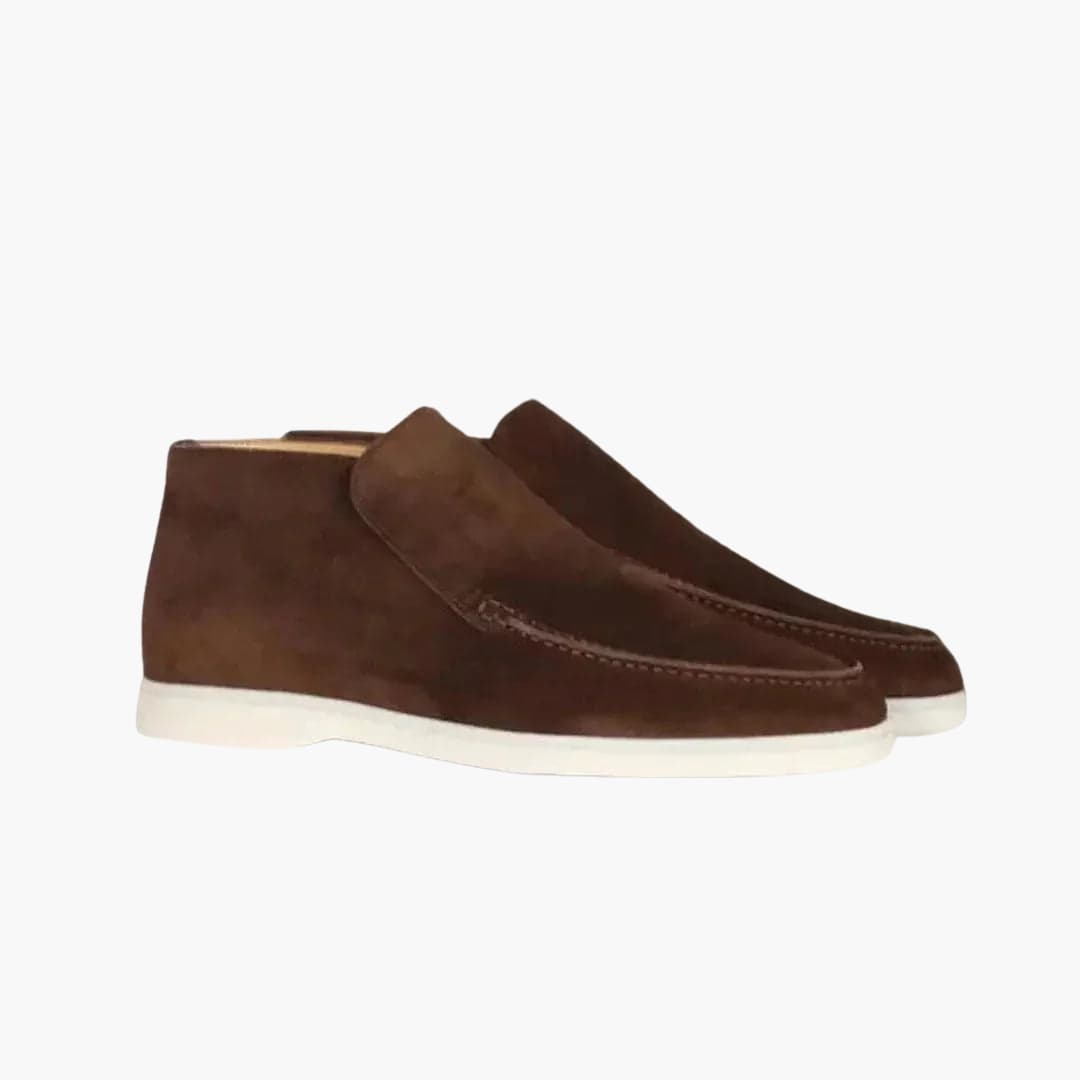 Chaussures Mocassins Homme Slip-On avec Semelle et Couture Mocassin