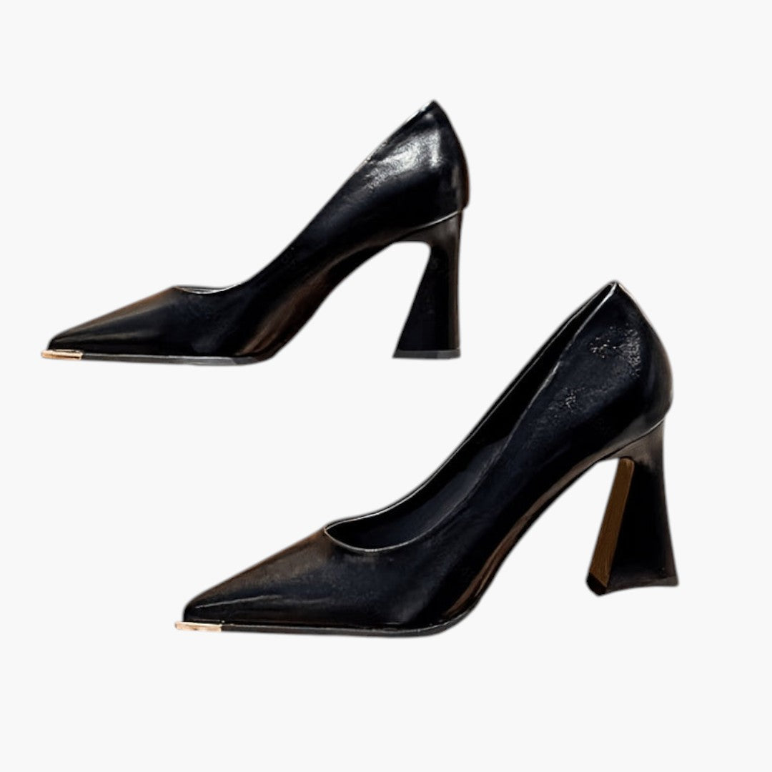 Chaussures Pointues Femmes avec Semelle en Caoutchouc