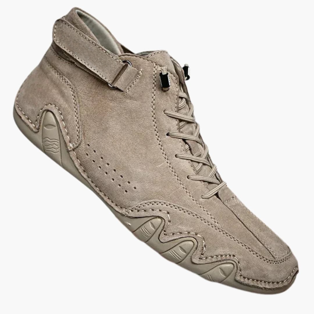 Chaussures Unisexes à Lacets avec Semelle Motif Caoutchouc