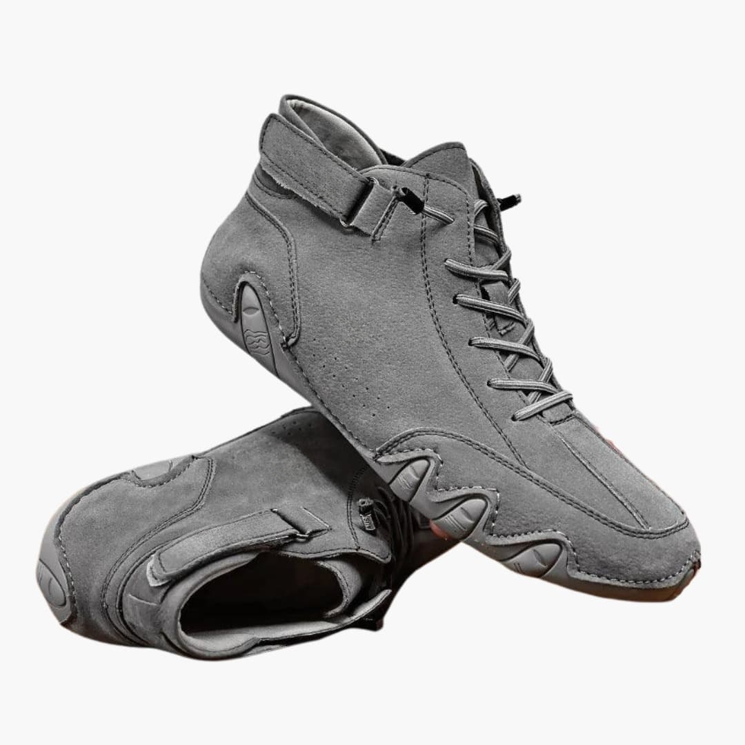 Chaussures Unisexes à Lacets avec Semelle Motif Caoutchouc