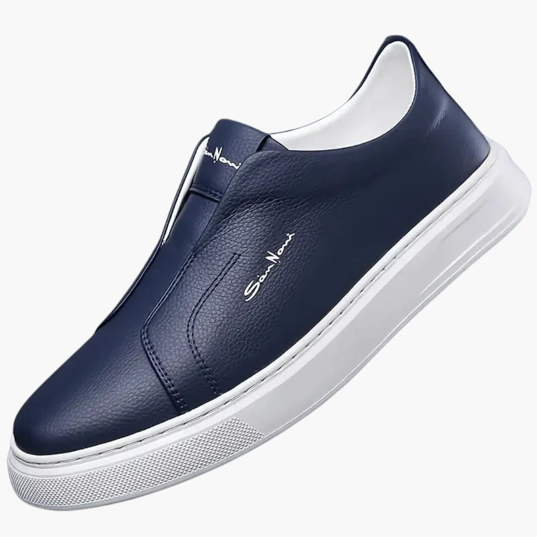 Chaussures sans lacets pour homme avec semelle antidérapante et design bas