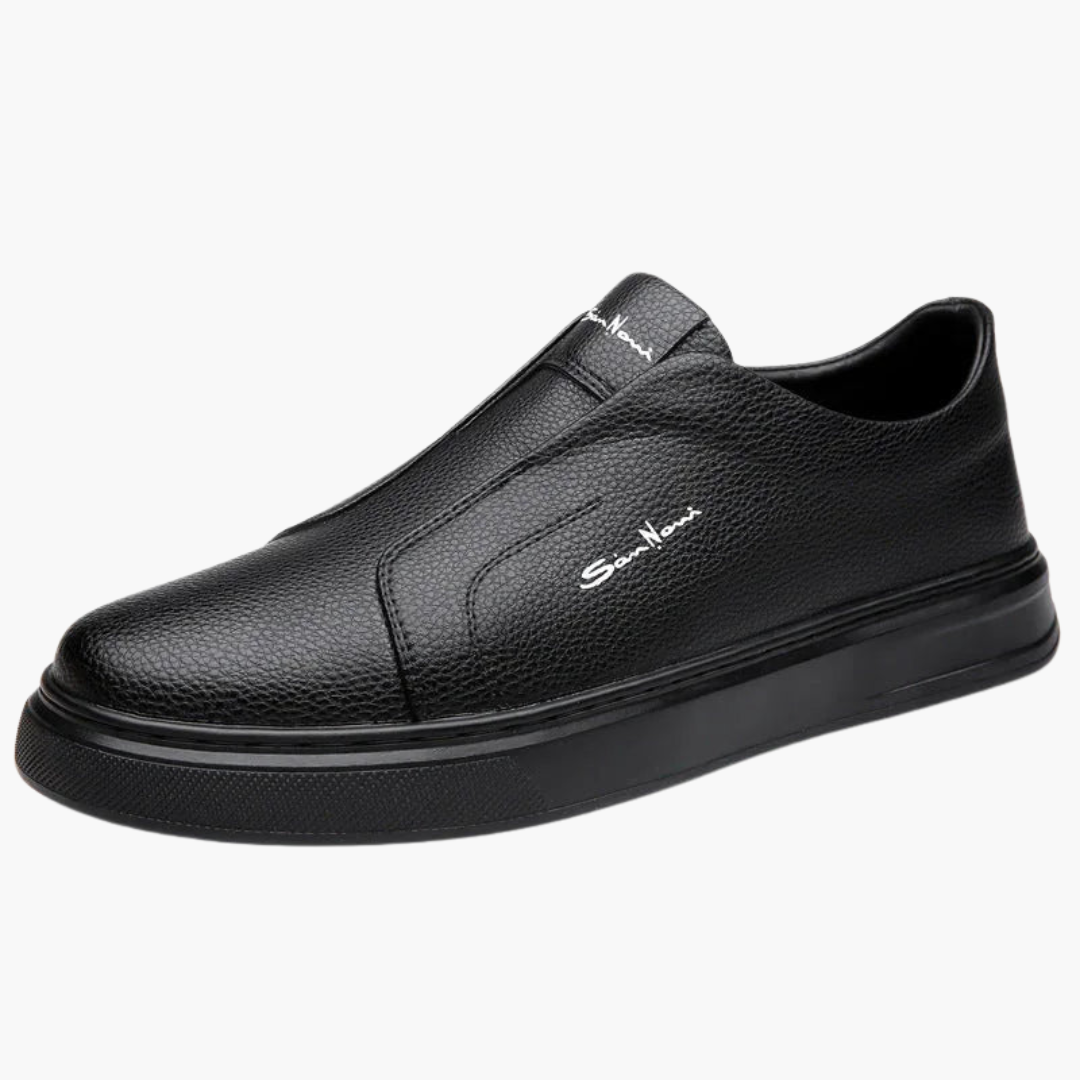 Chaussures sans lacets pour homme avec semelle antidérapante et design bas