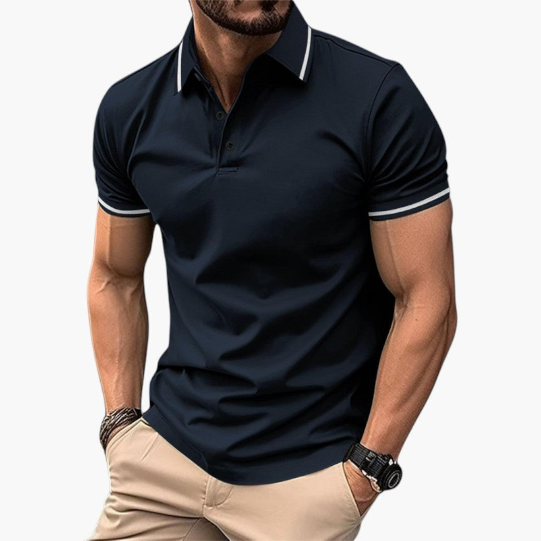 Chemise Polo Homme avec Col et Patte Boutonnée
