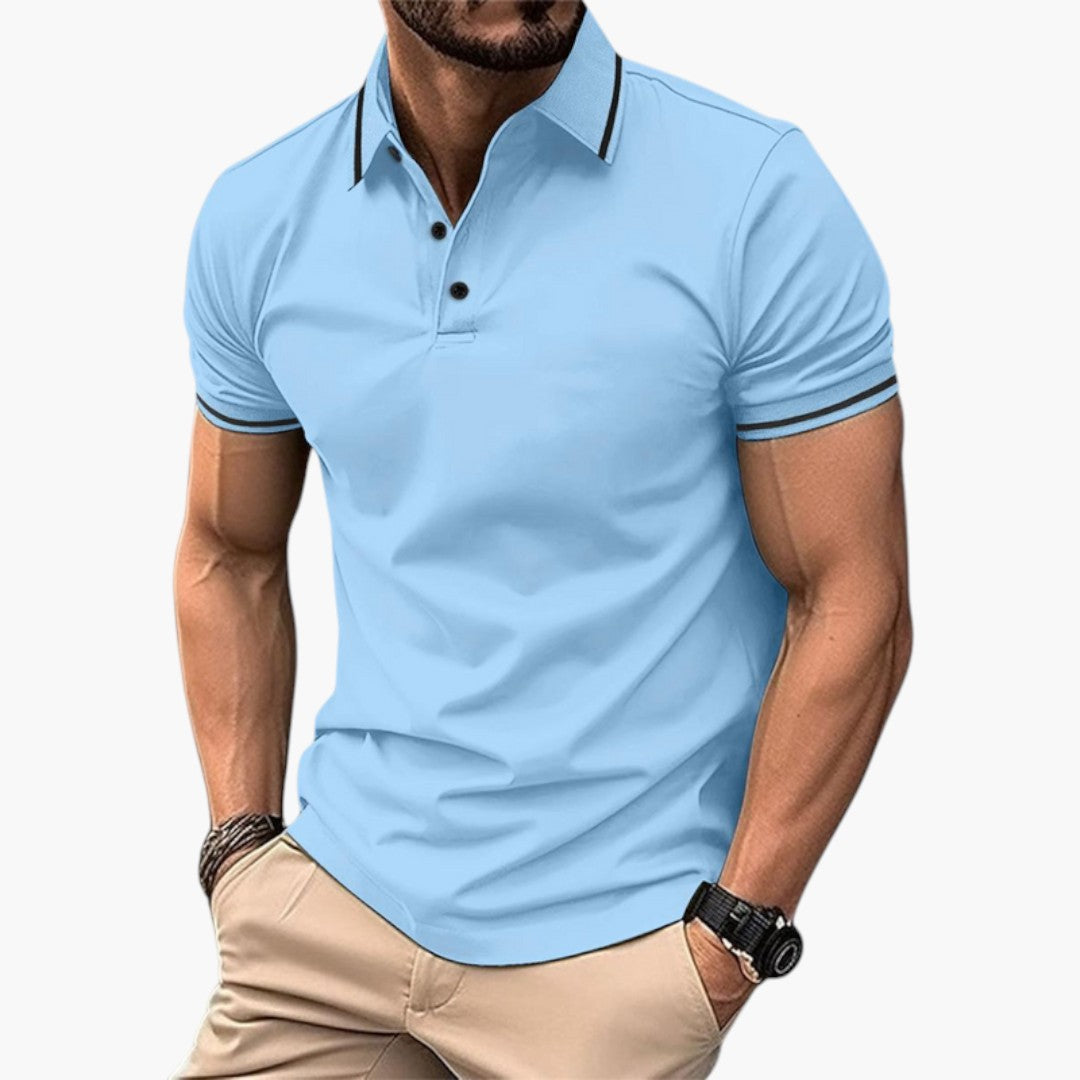 Chemise Polo Homme avec Col et Patte Boutonnée