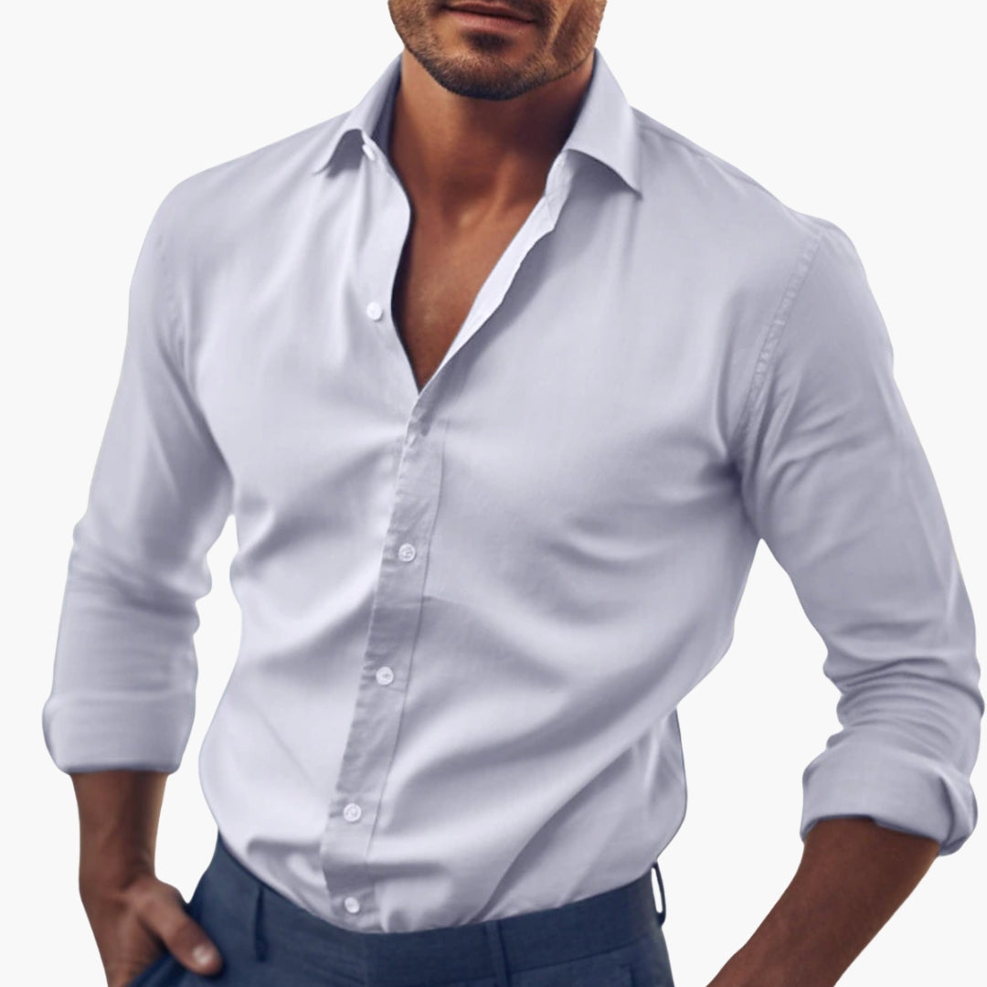 Chemise habillée homme avec col classique