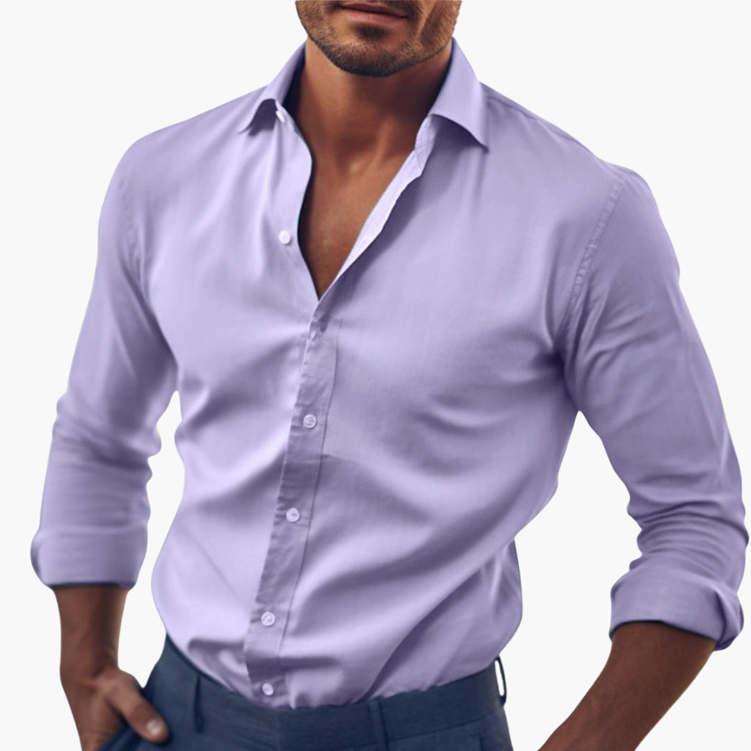 Chemise habillée homme avec col classique
