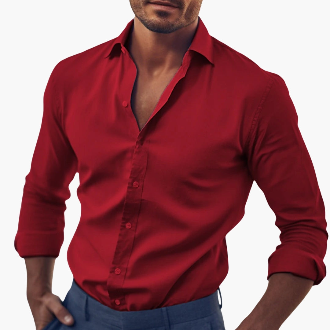 Chemise habillée homme avec col classique