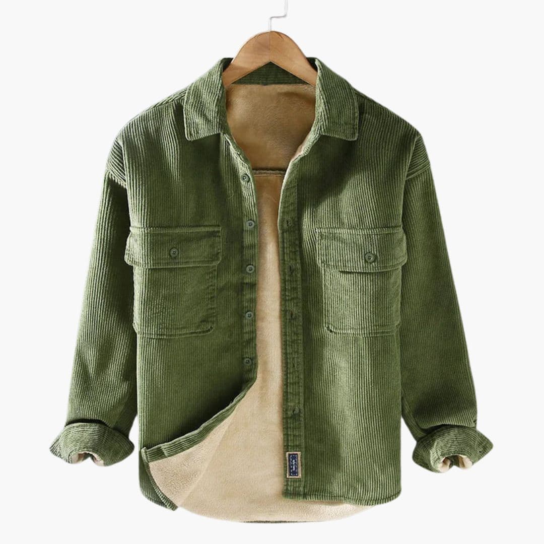 Chemise homme à boutons et poches poitrine