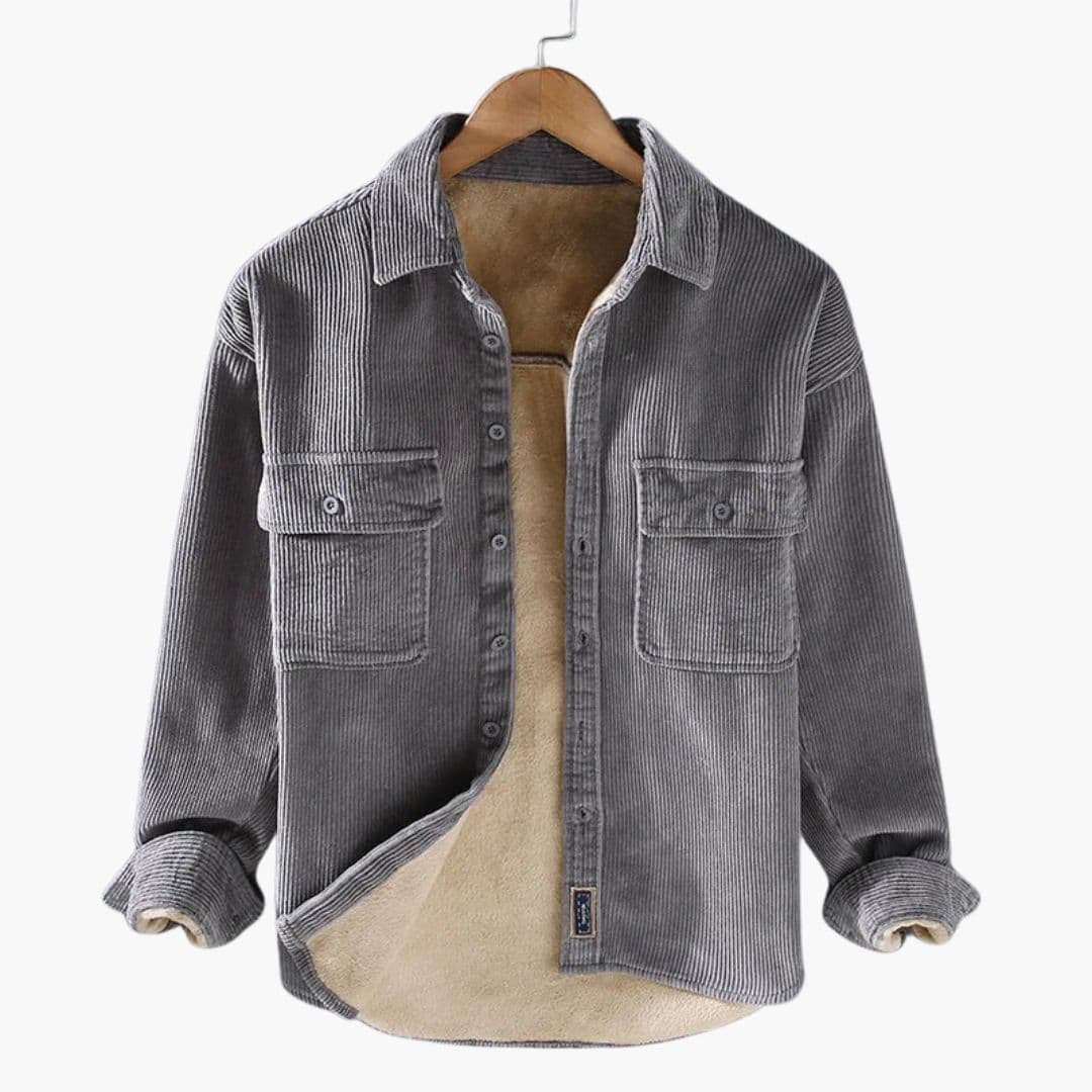 Chemise homme à boutons et poches poitrine