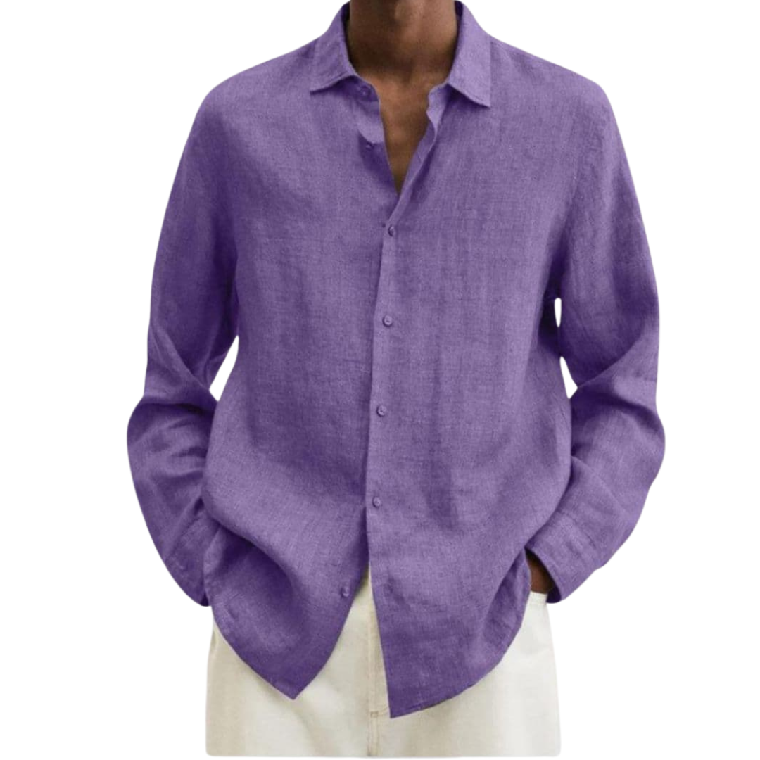 Chemise homme à col classique
