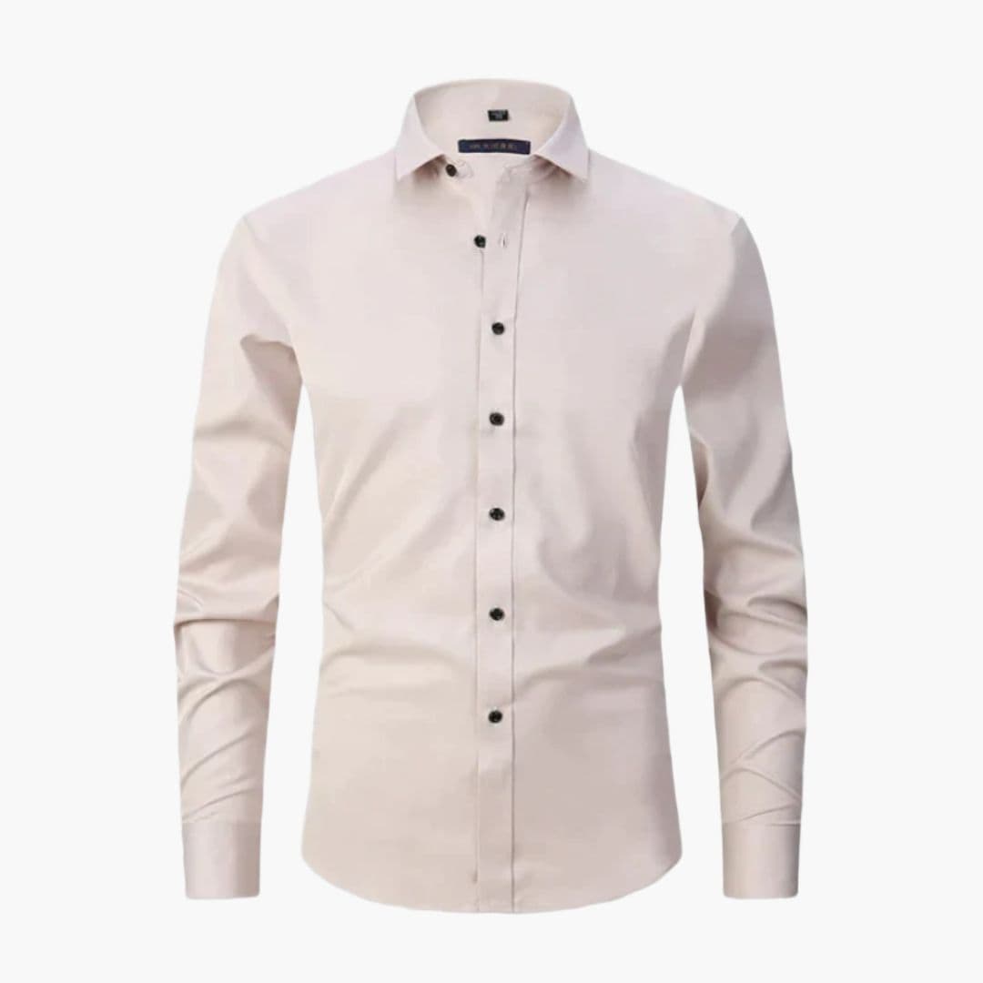 Chemise homme ajustée à manches longues