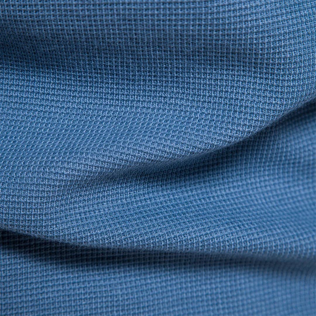 Chemise homme à surface texturée et patte de boutonnage