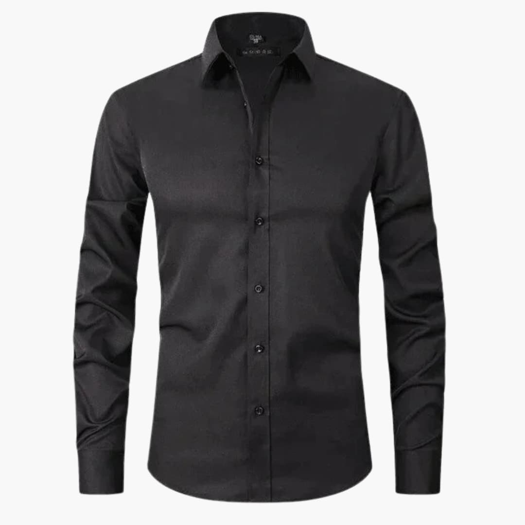 Chemise homme avec col classique et fermeture boutonnée
