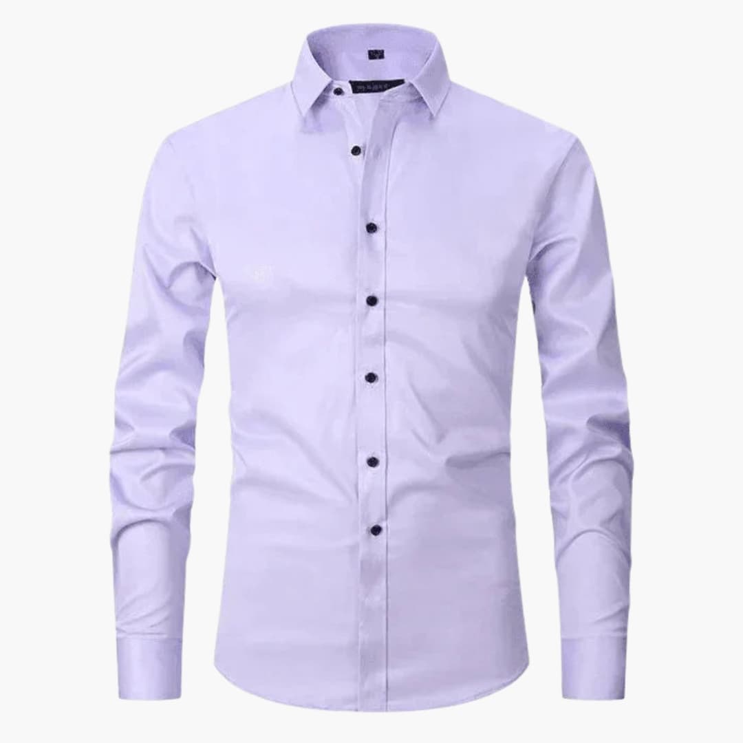 Chemise homme avec col classique et fermeture boutonnée