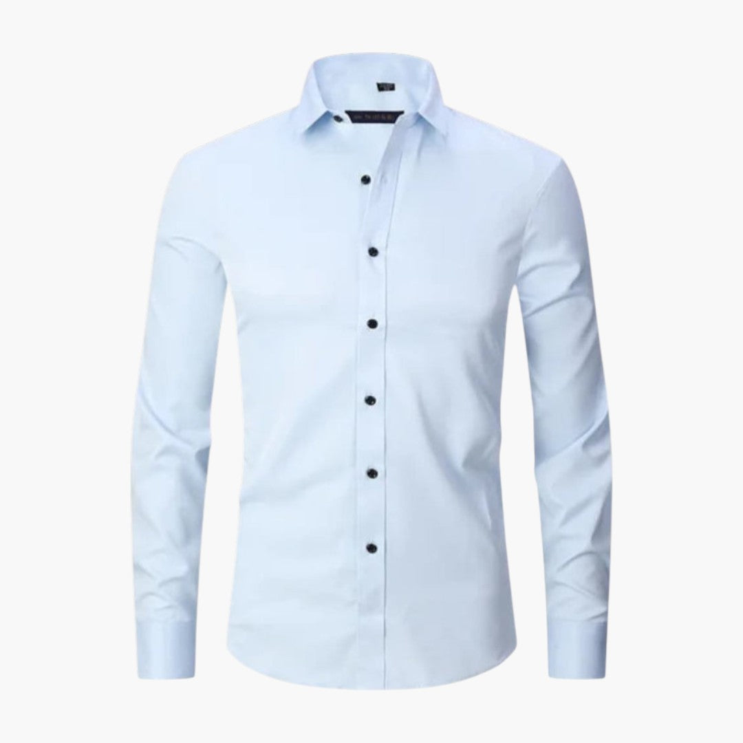 Chemise homme coupe ajustée avec col pointu