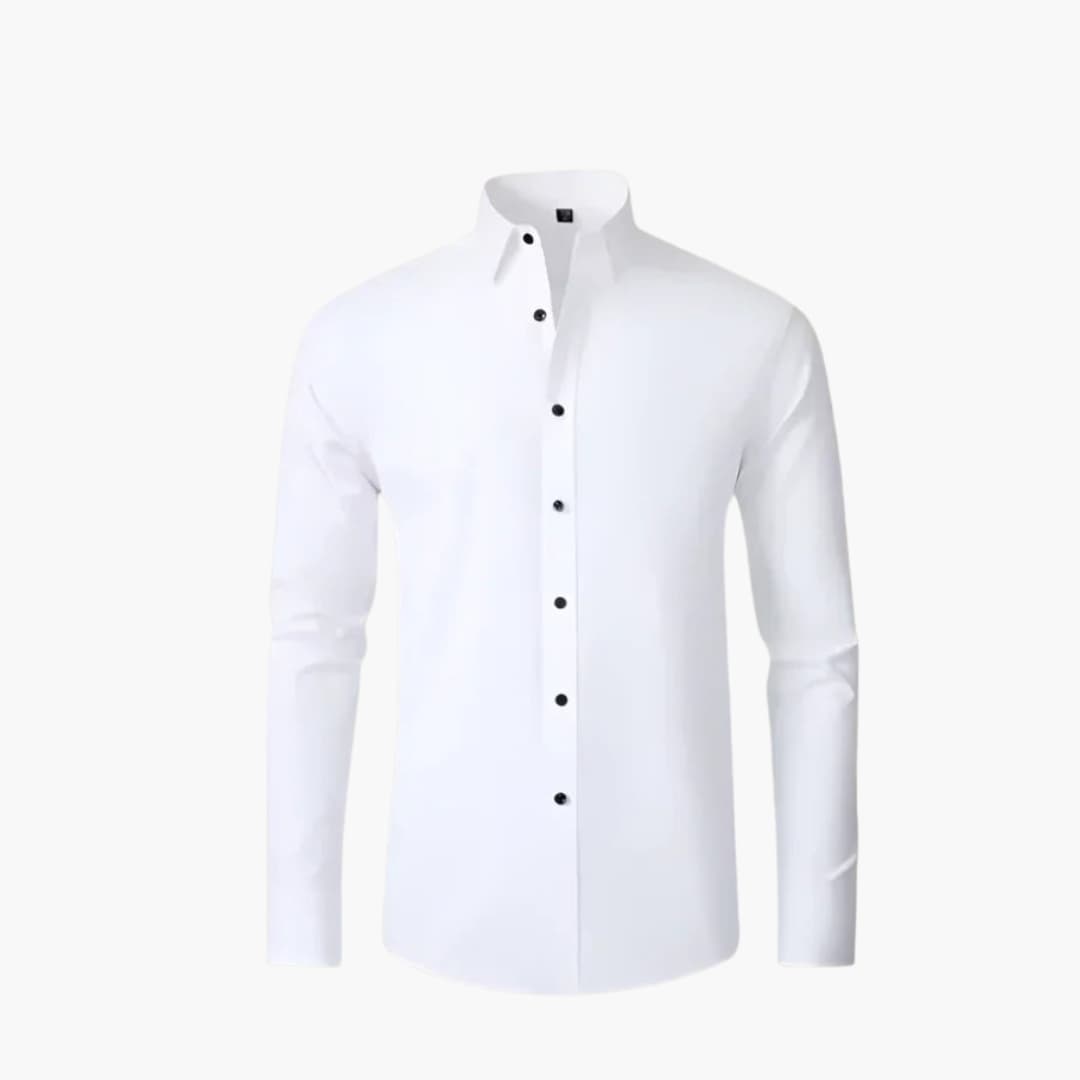 Chemise homme coupe ajustée avec fermeture boutonnée