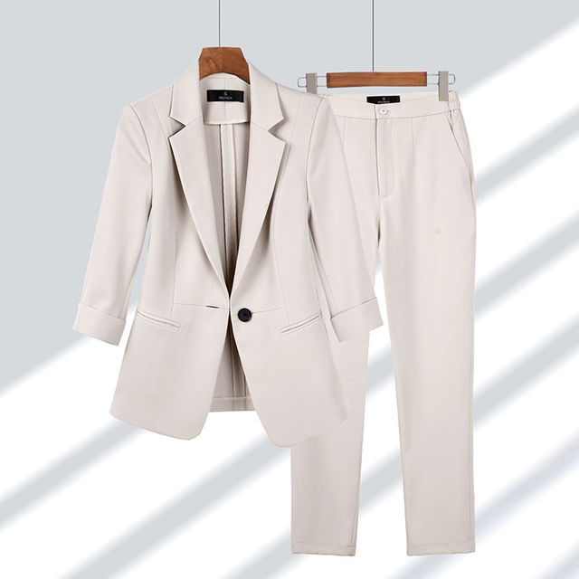 Tailleur Femme Élégant | Ensemble Blazer et Pantalon Polyvalent