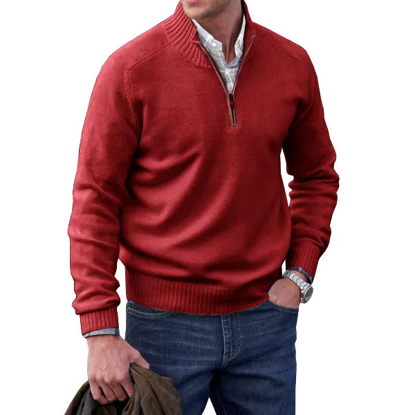 Pull zippé | homme | polyvalent pour le travail et les loisirs
