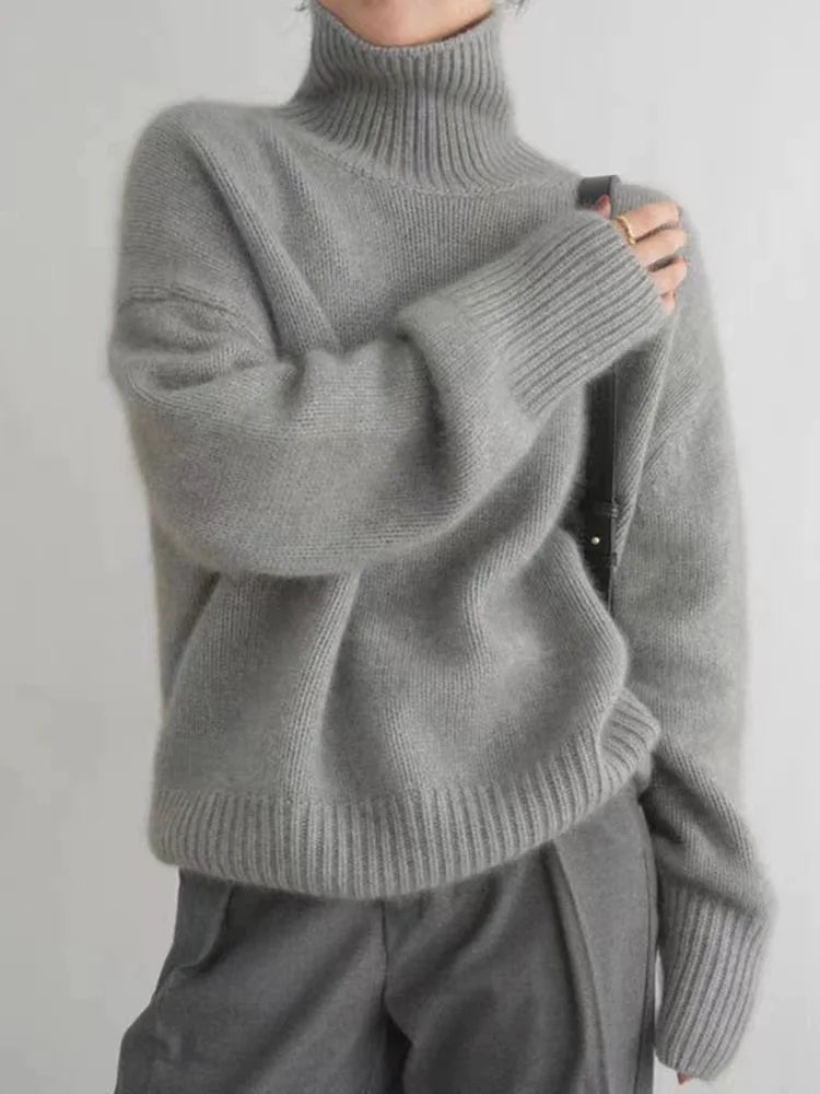 Pull Col Roulé Femme Doux | Confort Chaleureux et Élégance Intemporelle