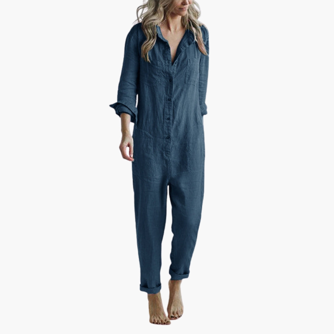 Combinaison femme à manches longues