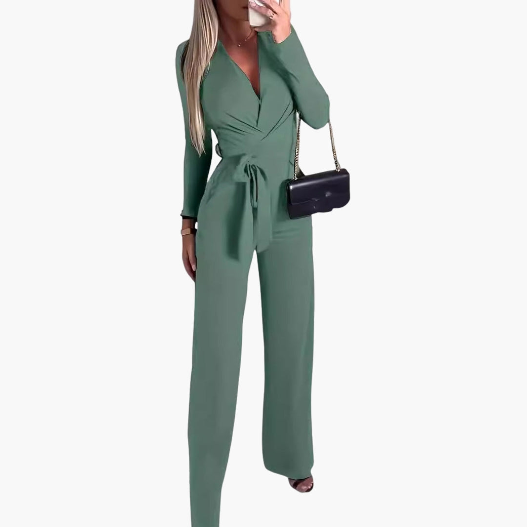 Combinaison femme avec pantalon large