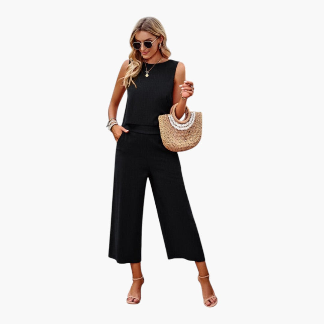 Combinaison pour femmes avec haut sans manches