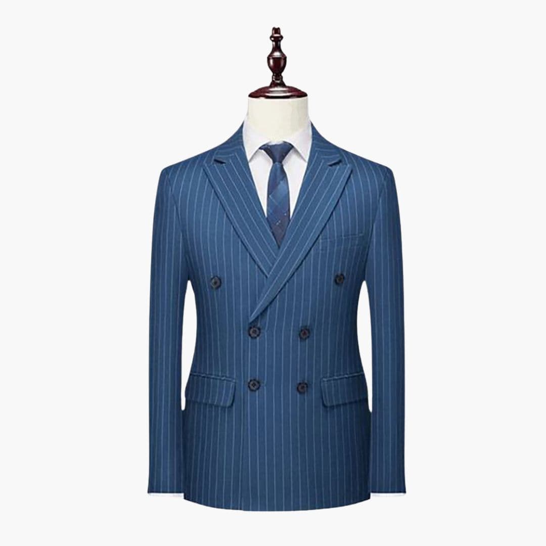 Costume homme deux pièces à rayures avec veste