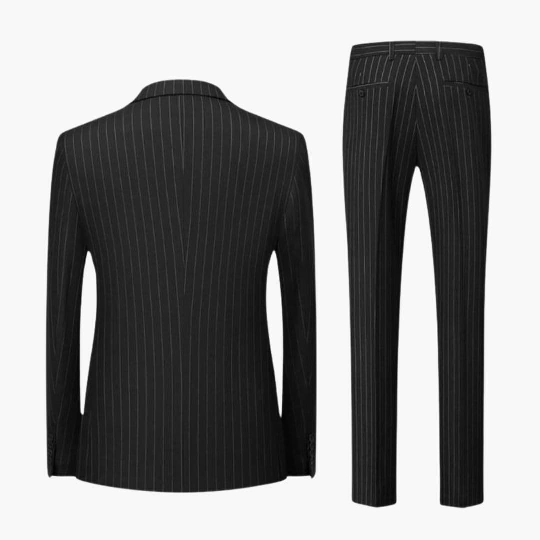 Costume homme deux pièces à rayures avec veste