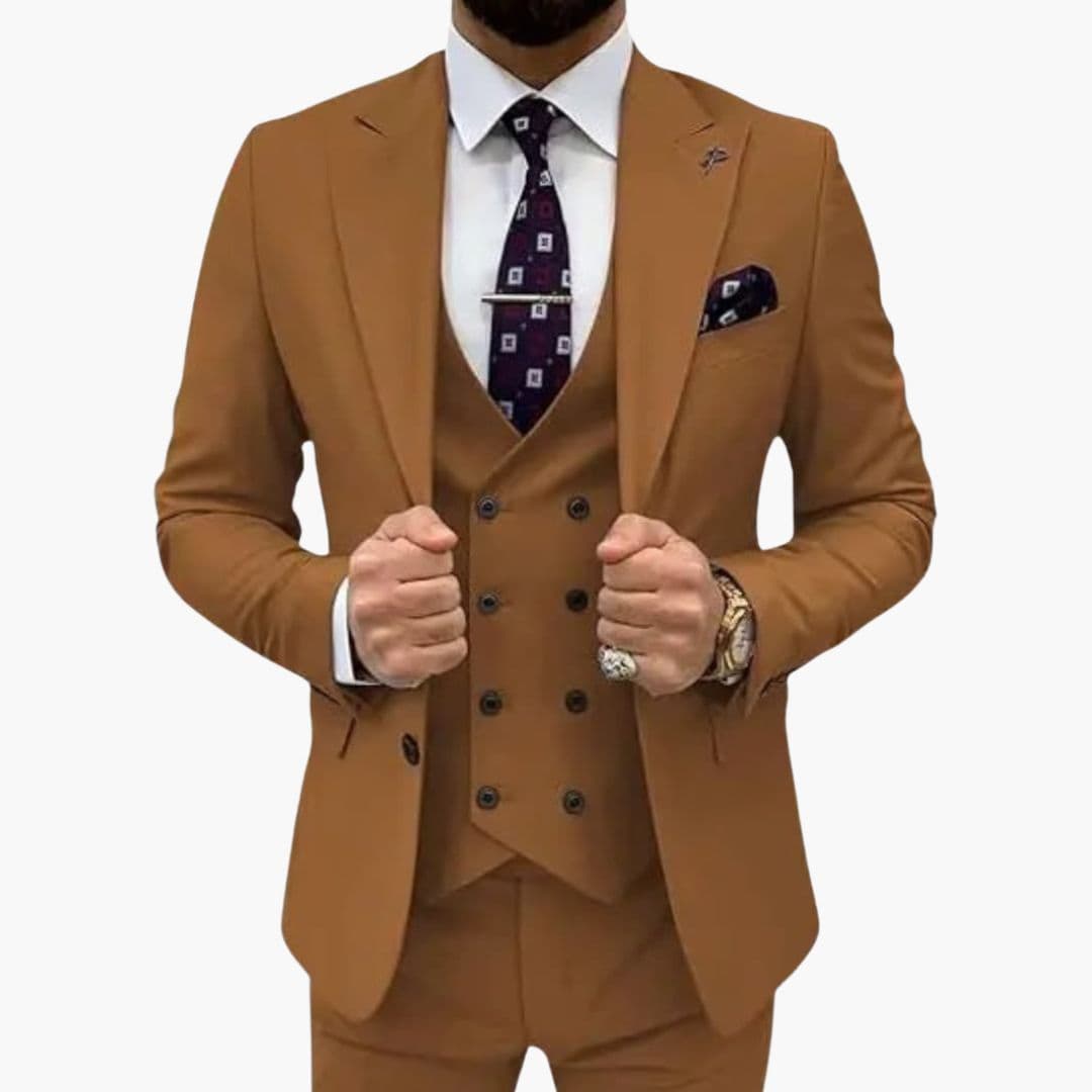 Costume homme trois pièces avec gilet