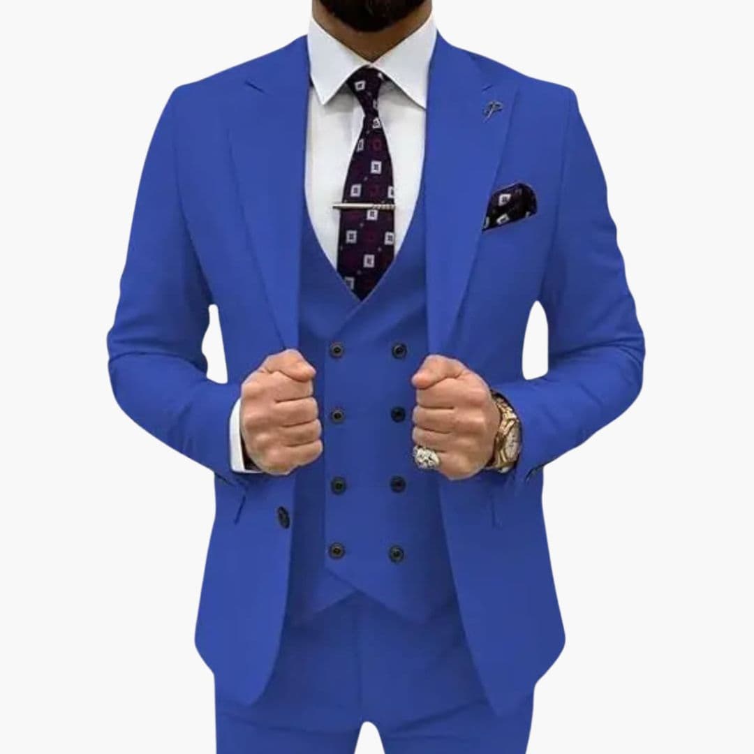 Costume homme trois pièces avec gilet