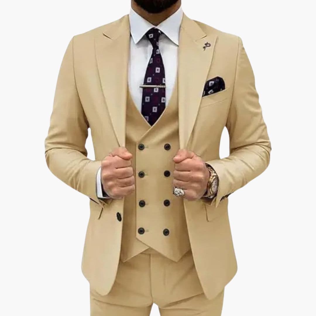 Costume homme trois pièces avec gilet